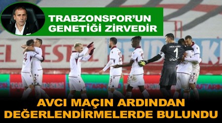 "Trabzonspor'un genetiği zirvedir"