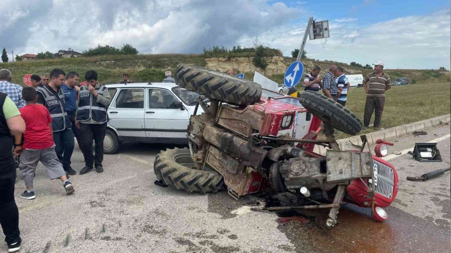 Traktör sürücüsü hayatını kaybetti