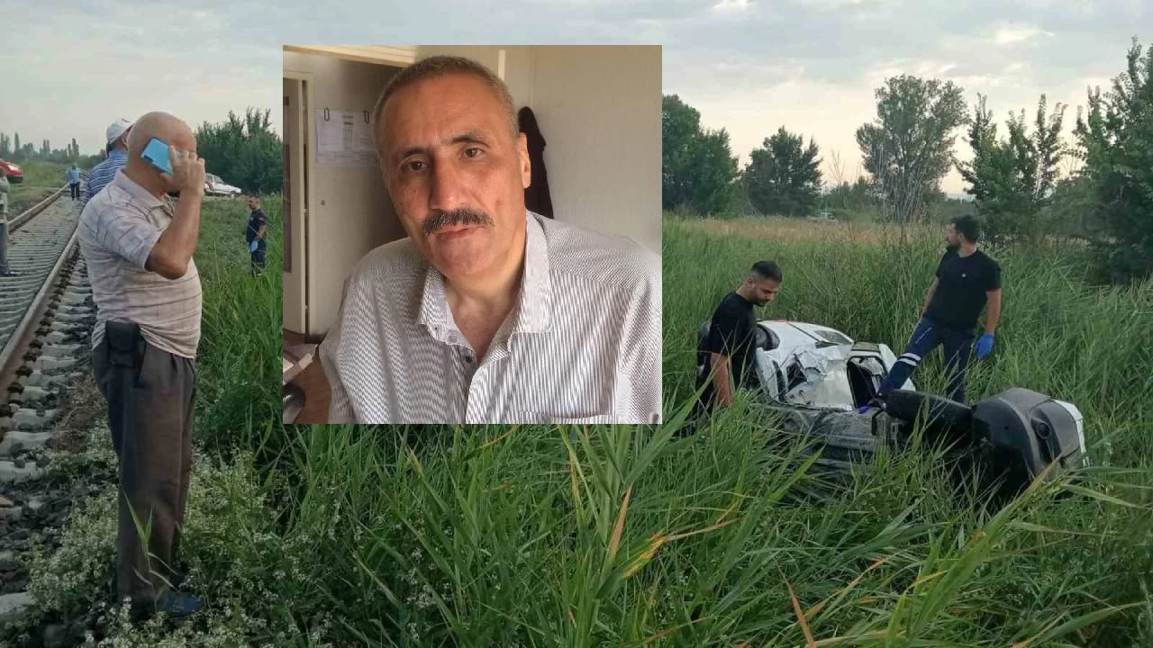 Trenin çarptığı araçta gurbetçi vatandaş öldü
