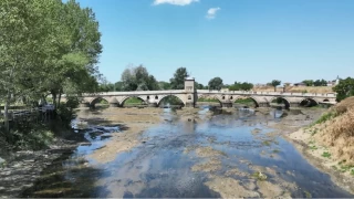 Tunca Nehri'nde kuraklık alarmı