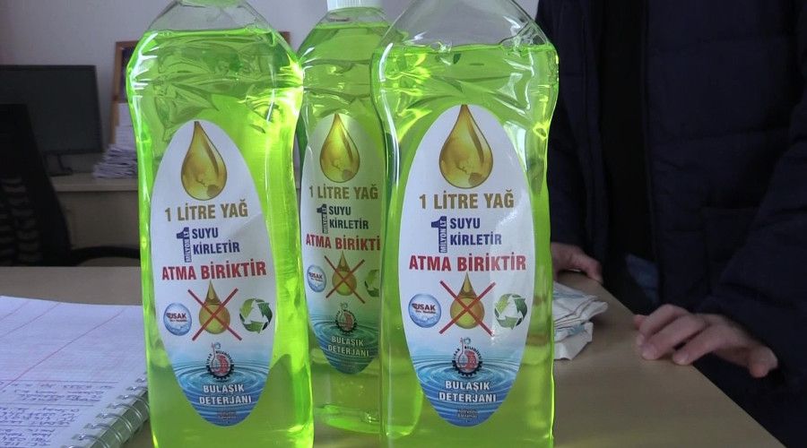 U�ak Belediyesi at�k ya� getirenleri �d�llendiriyor