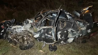 Uşak'ta feci kaza: 2 ölü, 1 yaralı