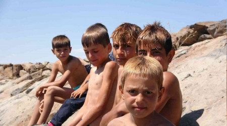 Van Gölü'nün 'sarı saçlı' çocukları