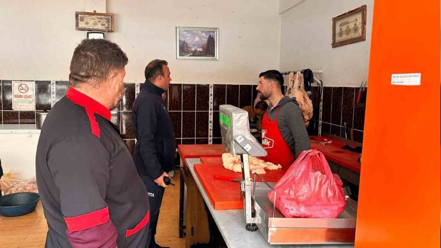 Viranşehir'de kasaplarda rayiç denetimi
