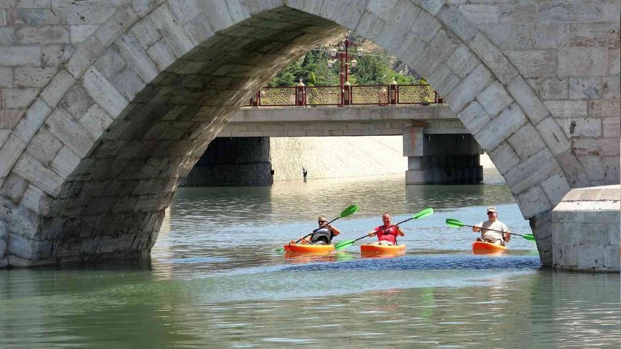 Ye�il�rmak'ta kano keyfi