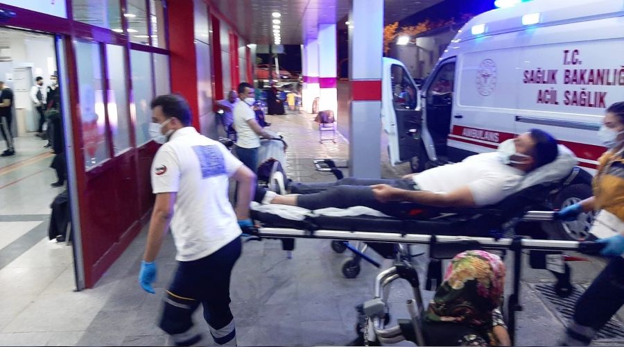 Yorgun mermi komiseri yaralad�