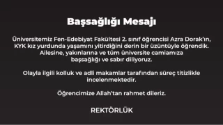 Yurdun 3. katından düşen genç kız hayatını kaybetti