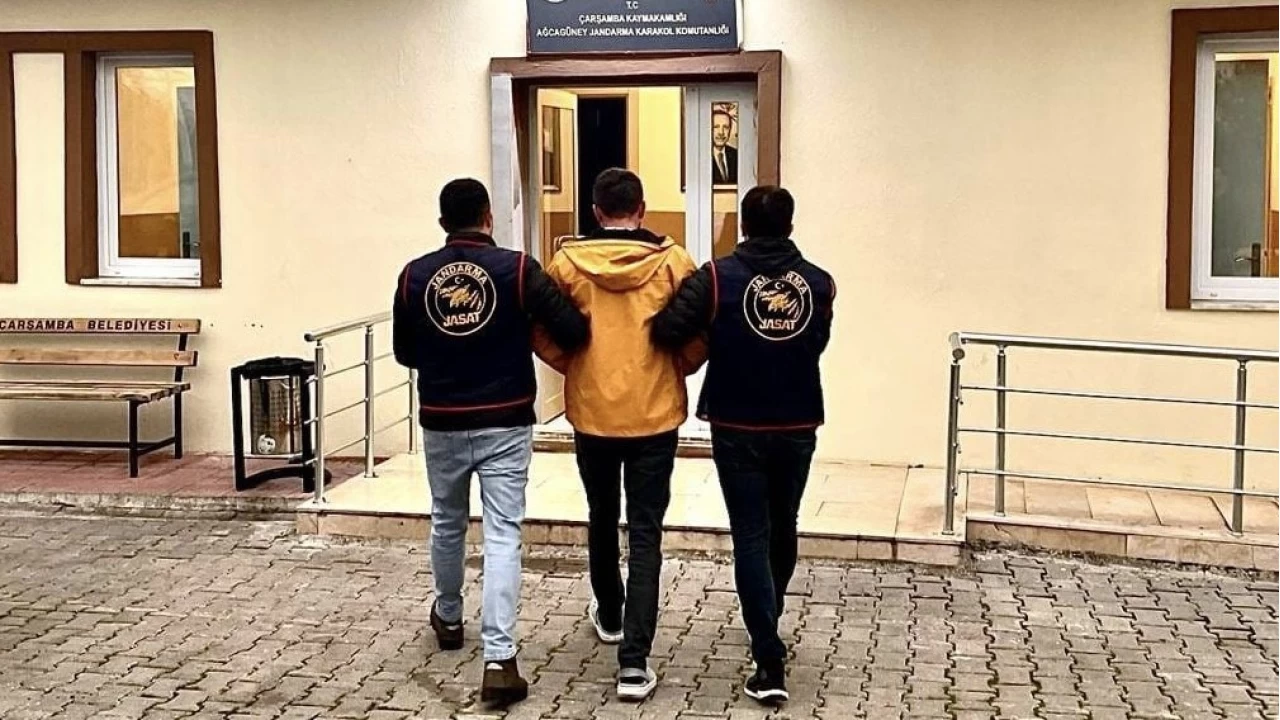 15 yıl hapis cezasıyla aranan şahıs jandarmaya yakalandı