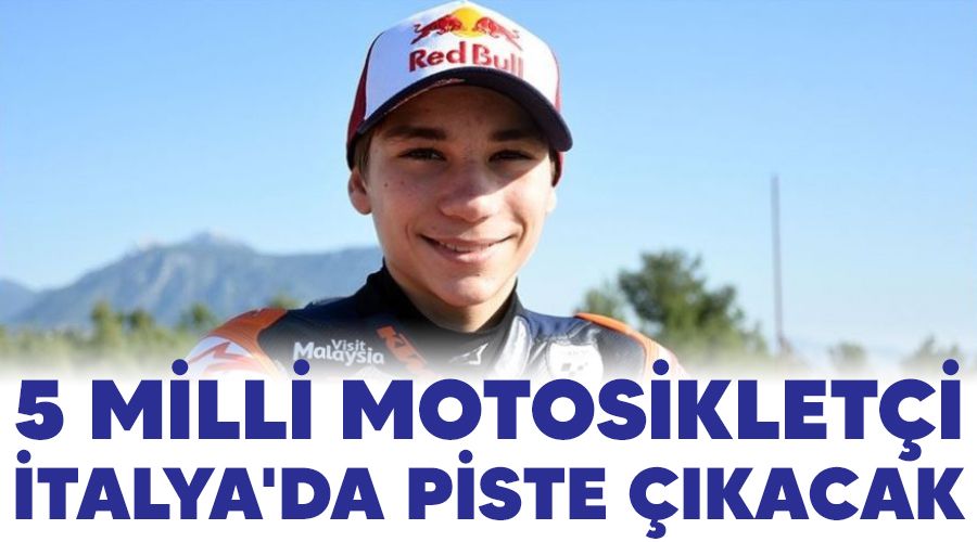 5 milli motosikletçi İtalya'da piste çıkacak