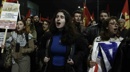ABD Dışişleri Blinken'ın ziyareti Yunanistan'da protesto edildi