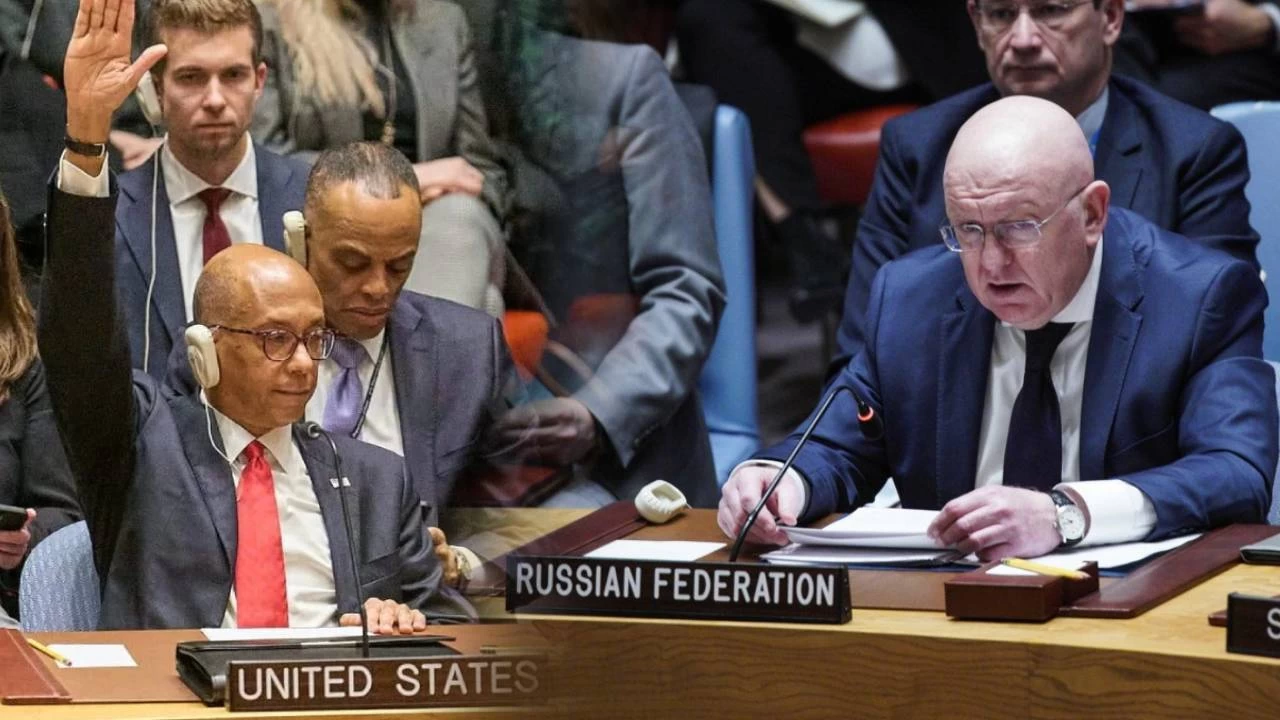  ABD ve Rus temsilciler BMGK'deki Gazze oturumunda  at��t�