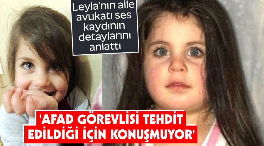 'AFAD görevlisi tehdit edildiği için konuşmuyor'