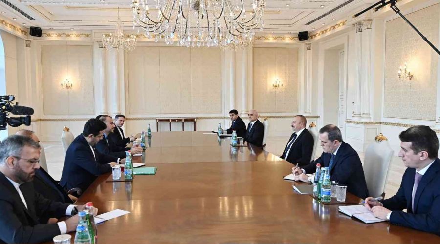 Aliyev, ran Dileri Bakan Abdullahiyan'  kabul etti
