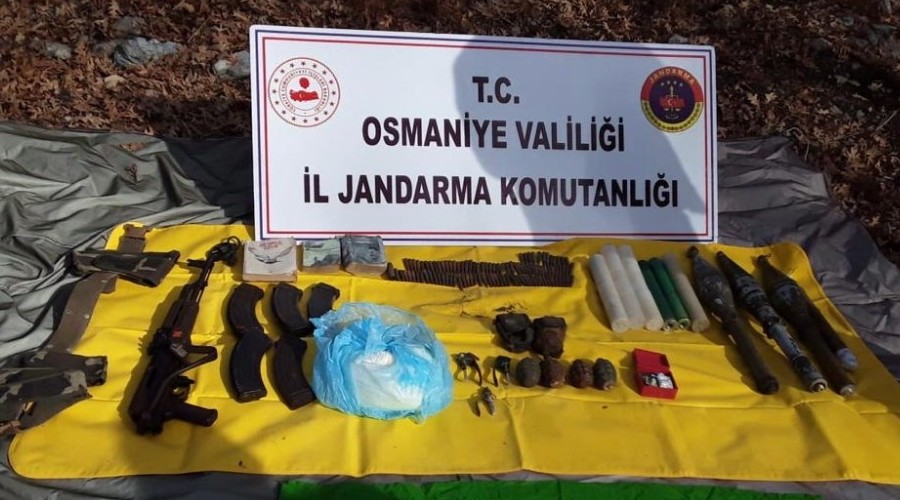 Amanoslar'da bulunan PKK'ya ait sığınak imha edildi