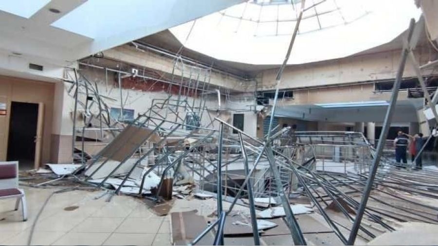 Anadolu Adliyesi'nde asma tavan çöktü