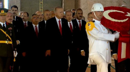 Anıtkabir'de 30 Ağustos töreni