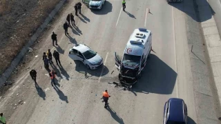 Ankara-Bolu Karayolunda kaza: 2'si ağır 5 yaralı