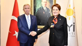 Ankara Büyükşehir Belediye Başkanı Mansur Yavaş, İYİ Parti Genel Merkezi’nde Meral Akşener'le görüştü