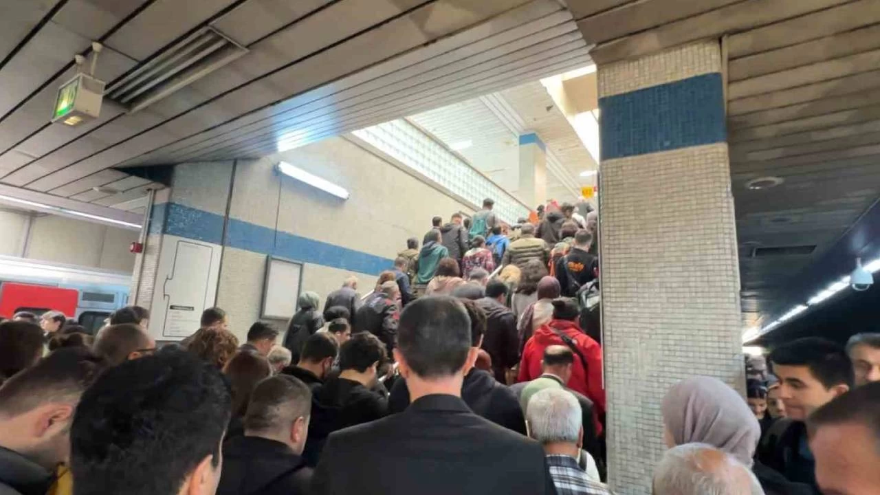 Ankara'da bazı metro istasyonları hizmet dışı kaldı