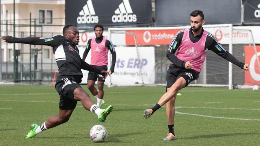 Antrenman �ift kale ma�la tamamland�