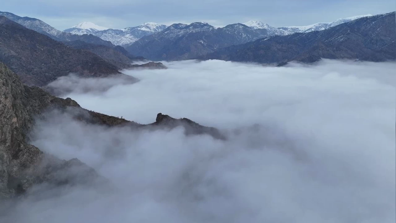 Artvin'de bulutlarn dans