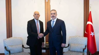 Bakan Fidan, ABD Suriye Temsilcisi Barrack'� kabul etti