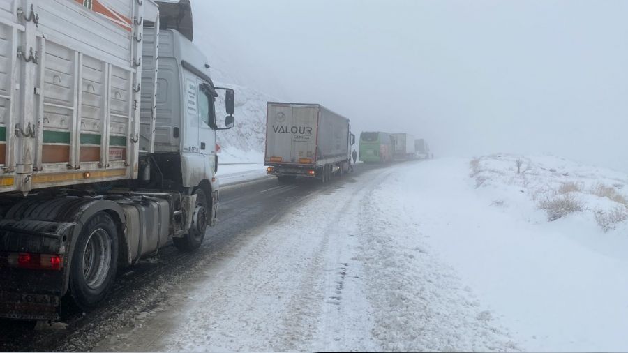 Bingöl'de kar ulaşımı engelledi