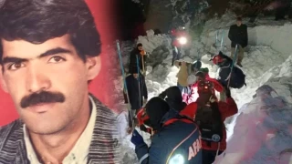 Bingöl'deki çığ altında kalan şahsın cansız bedenine ulaşıldı