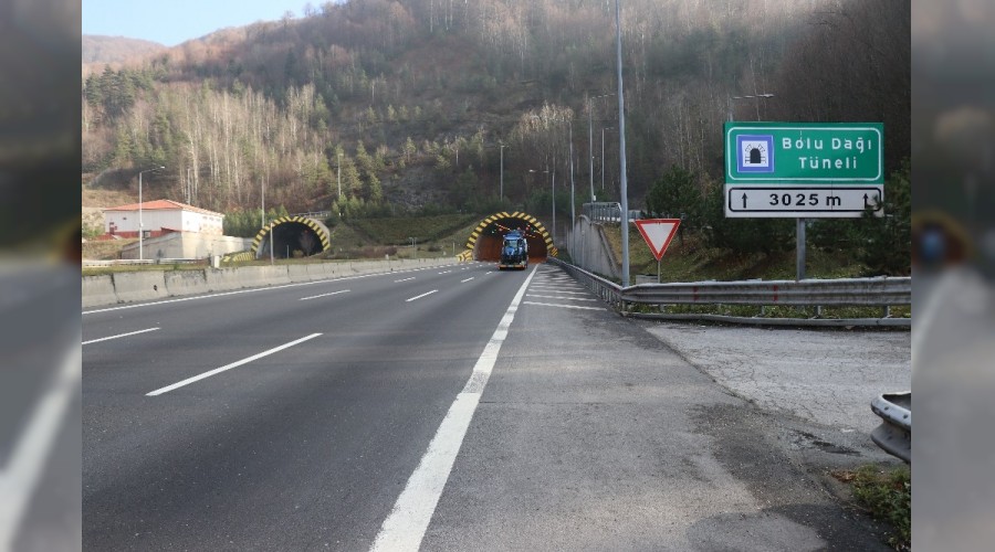 Bolu Da�� T�neli en sakin g�nlerini ya��yor