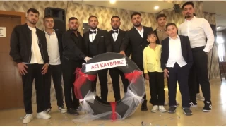 Bu da oldu: Damadn arkadalarndan bir adet tr lastii