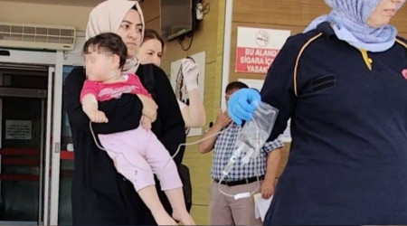 Bulak parlatcs ien bebek hastanelik oldu