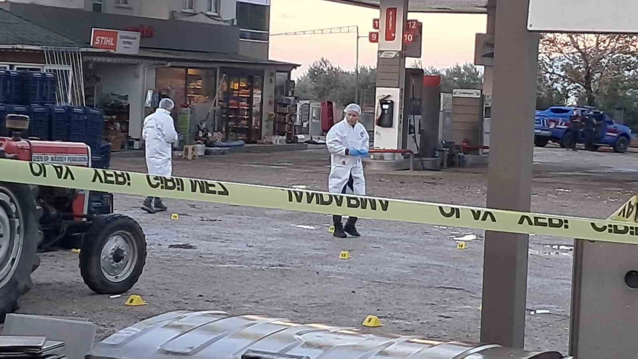 Bursa'da benzinlikte silahl atma: 1 l, 1 yaral