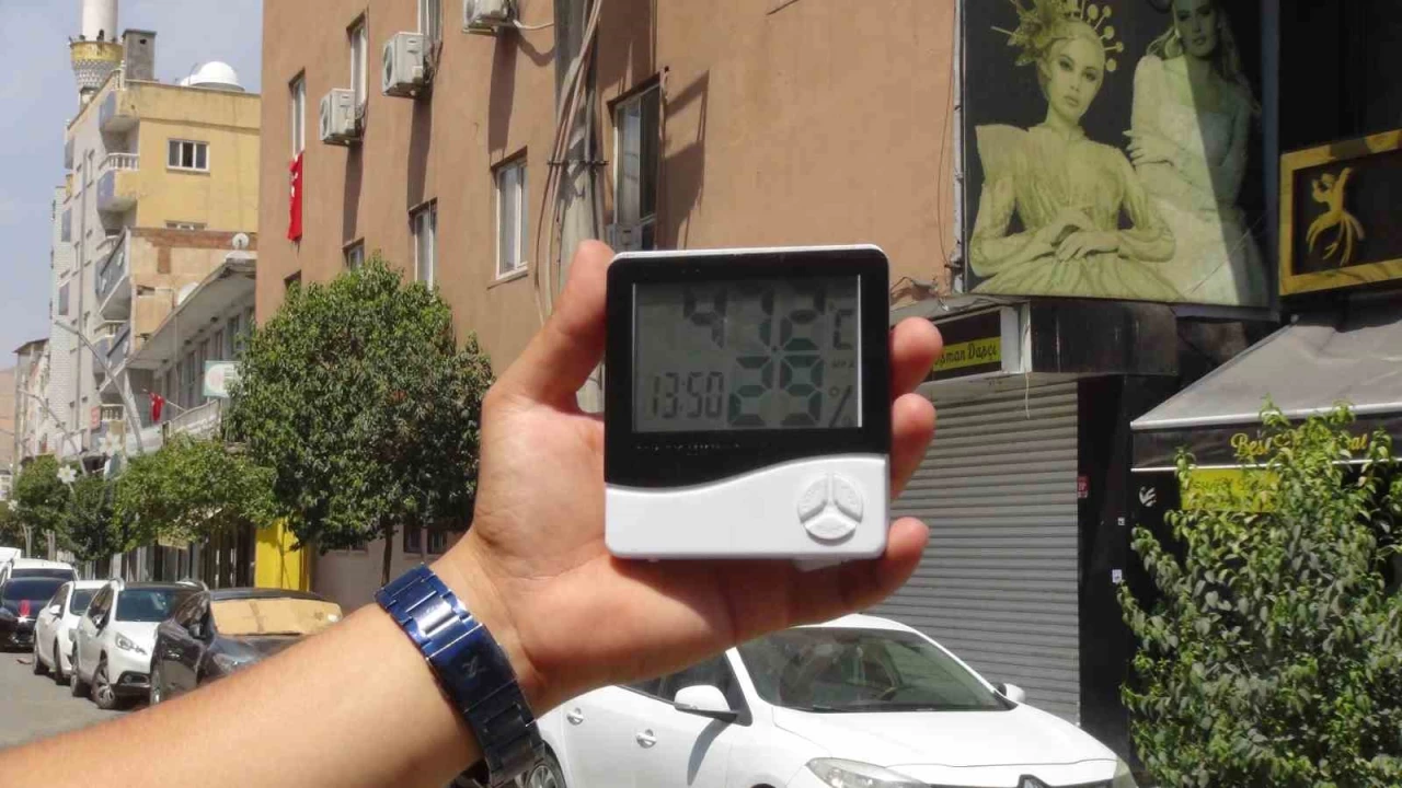 Cizre'de termometre 47 dereceyi g�sterdi