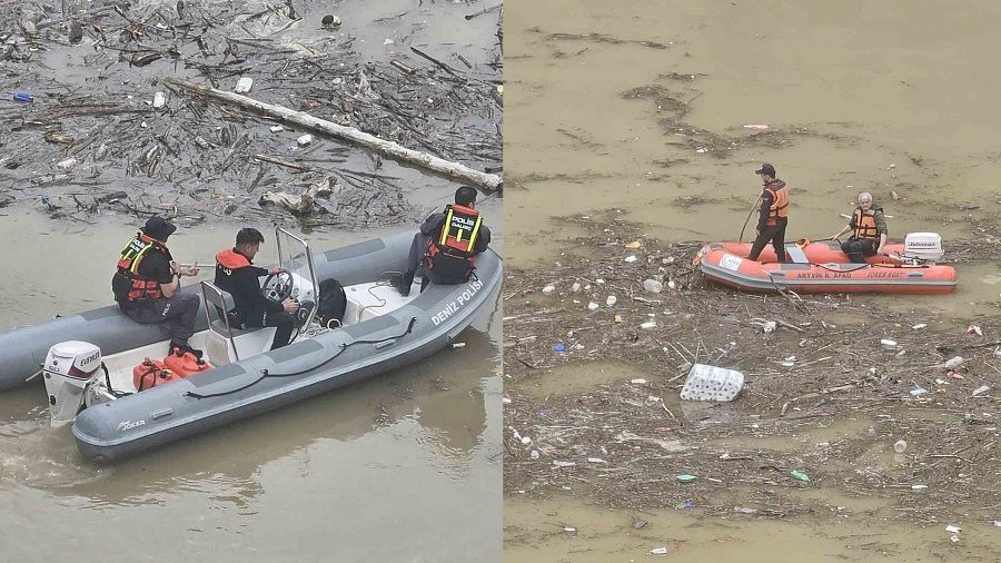 �oruh nehrinde kaybolan s�r�c� hala bulunamad�