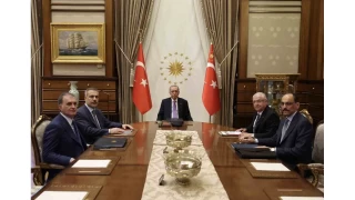 Cumhurbakan Erdoan bakanlnda gvenlik toplants 