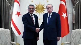 Cumhurbakan Erdoan, KKTC Cumhurbakan Erhrman ile ortak aklama yapt