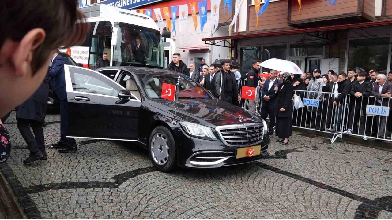 Cumhurbakan Erdoan Rize'den ayrld
