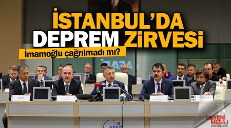 Deprem Zirvesi'nde İmamoğlu çatlağı!