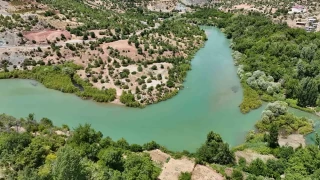 Diyarbakr'da berrak suyu ve yeilliiyle gz kamatran ky