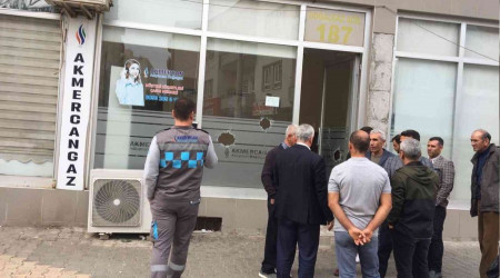 Doğalgaz şirketine silahlı saldırı