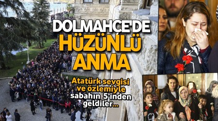 Dolmahçe'de hüzünlü anma