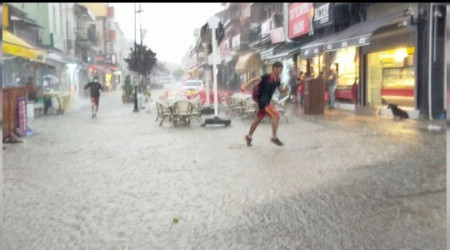 Edirne'de şiddetli yağış