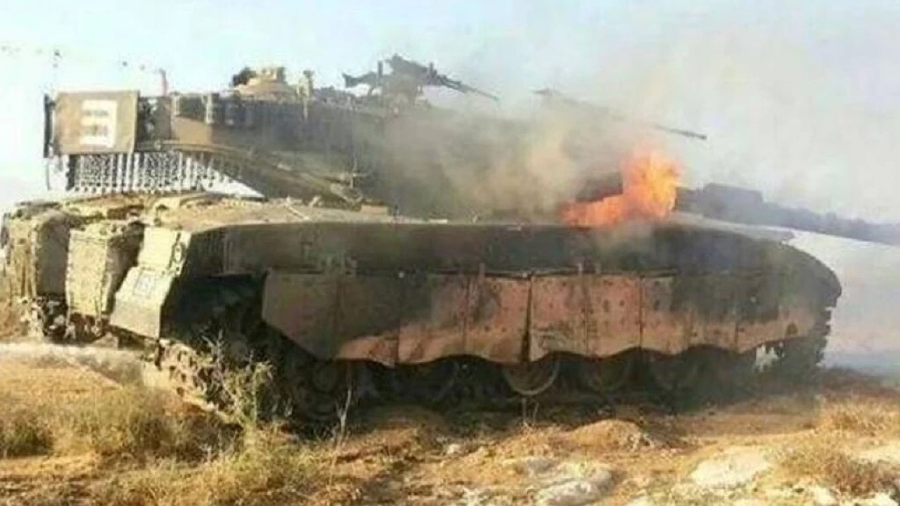 Hizbullah, L�bnan'da 6 �srail tank�n�n imha edildi�ini a��klad�