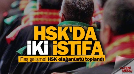 HSK'da iki istifa