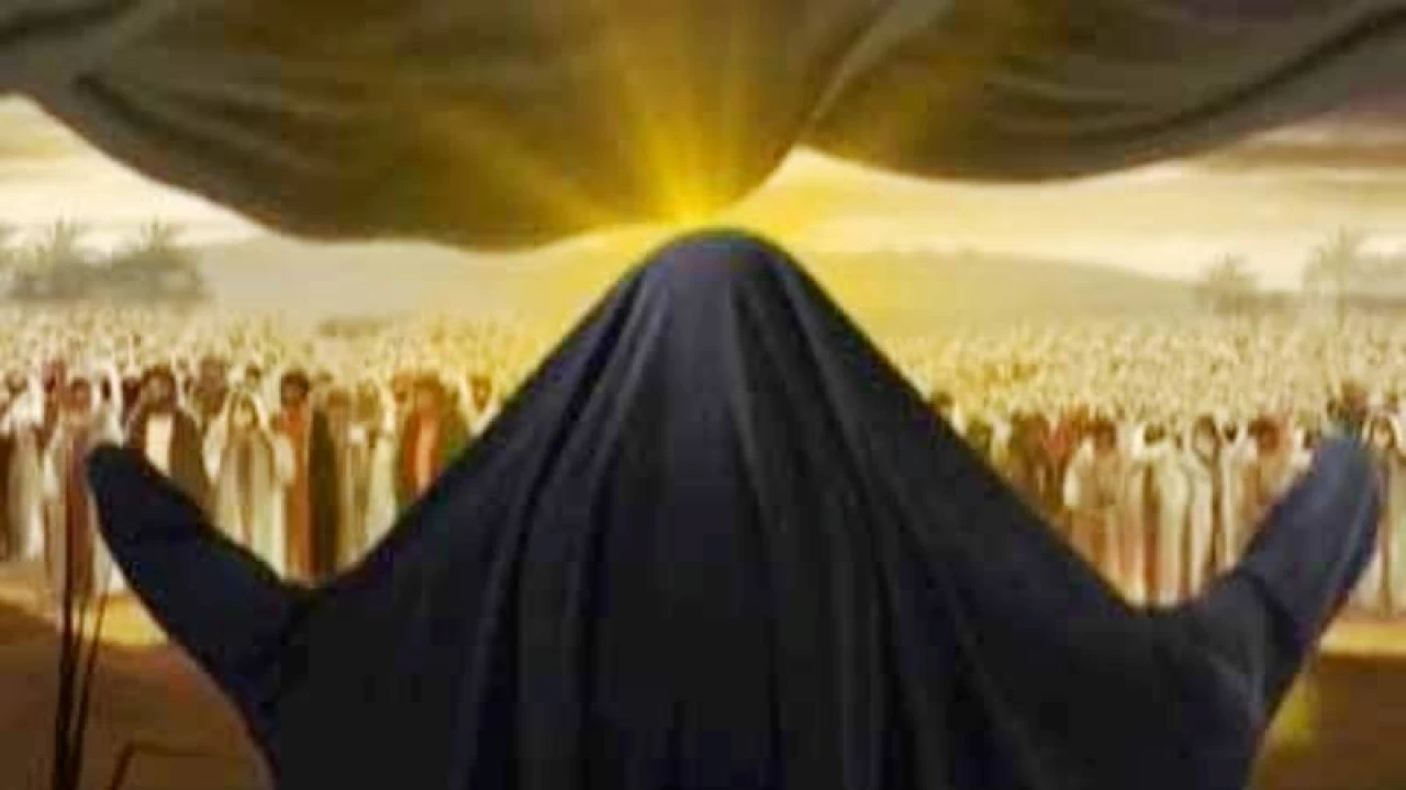 Hz. Zeyneb, Hz. H�seyin�in naa��n�n yan�nda 