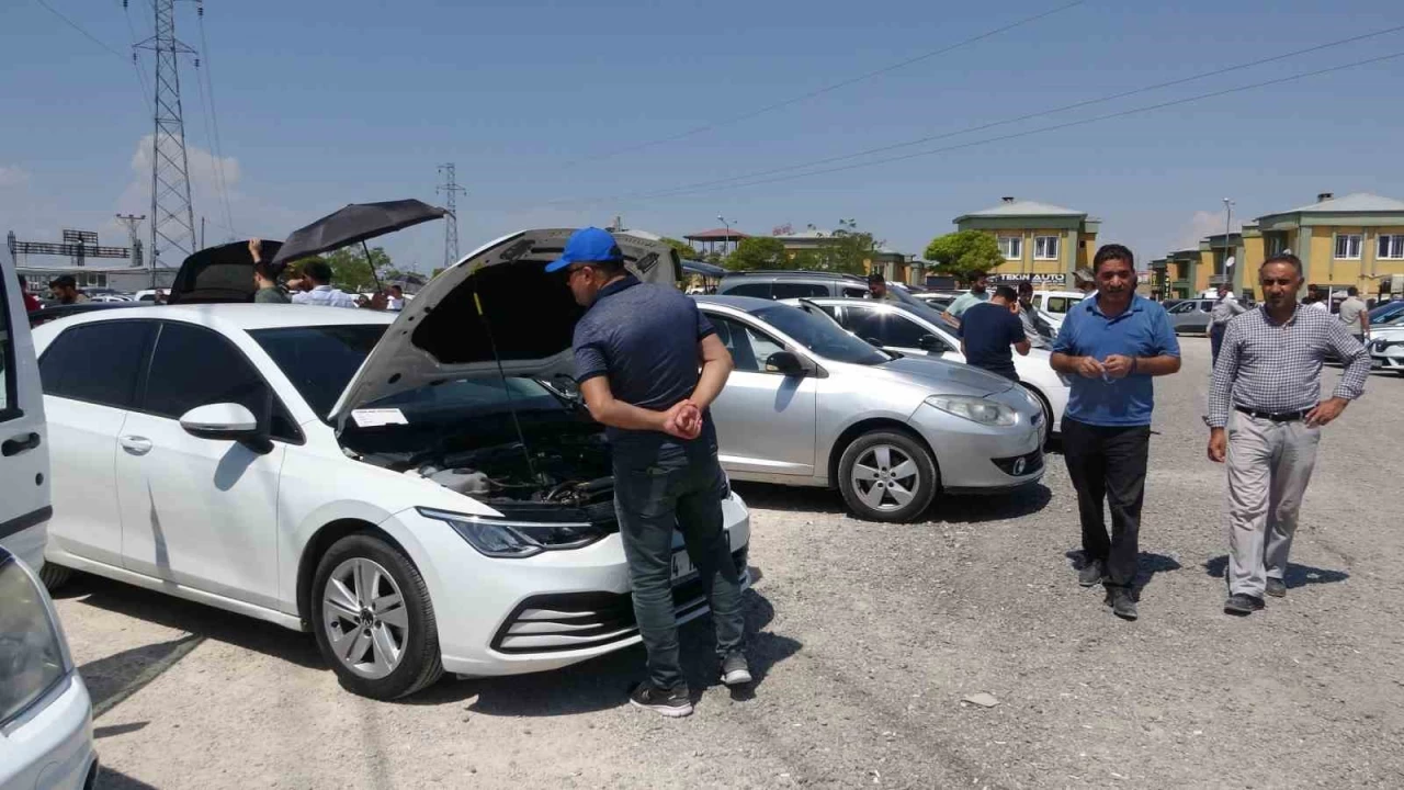 İkinci el araca bakan çok alan yok