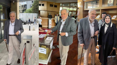 İlber Ortaylı oyunu Atatürk Kitaplığı'nda kullandı