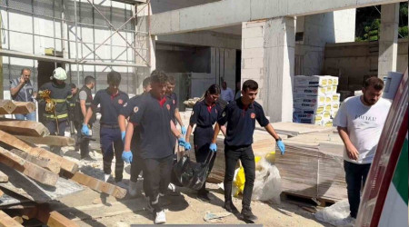 İnşaat işçisi asansör boşluğunda ölü bulundu