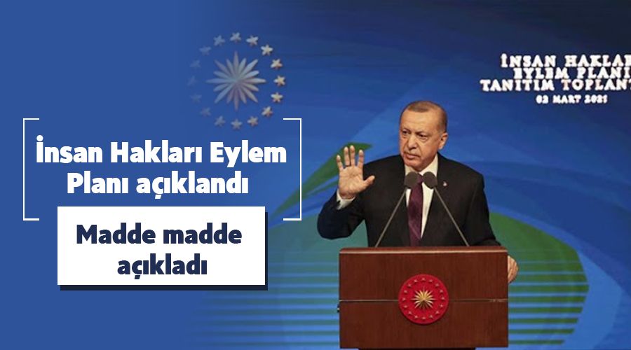   �nsan Haklar� Eylem Plan� a��kland�