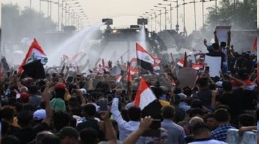 Irak'�n g�neyindeki protestolarda 21 ki�i yaraland�